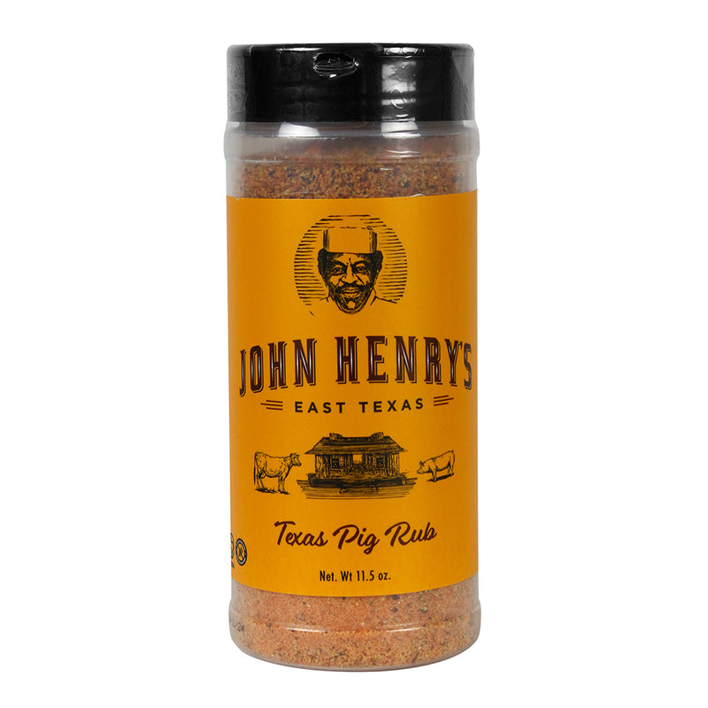 John Henry's Store Texas Pig Rub Seasoning 11.5 Oz Bottle All Purpose 55100