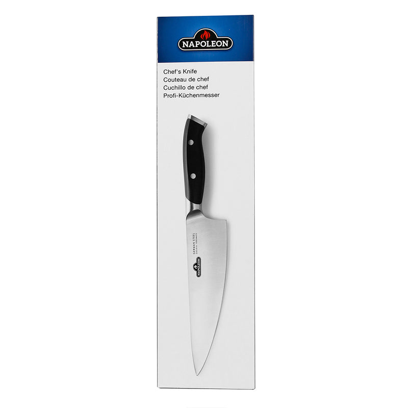 Napoleon Chef's Knife 8 Inch Blade German Steel Full Tang With Contoured Handle