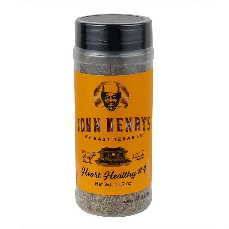 John Henry's Heart Healthy No. 4 Seasoning BBQ Rub No Salt No Sugar 11.7 Oz
