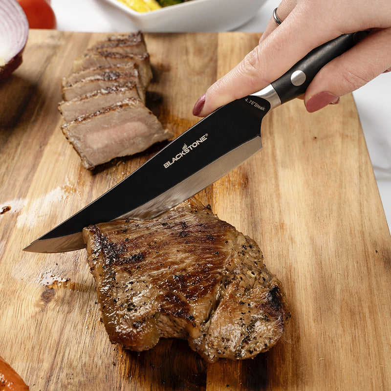 Blackstone Steak Knife Set 4 Piece 4.75" Japanese Steel 5632
