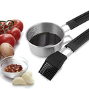 Broil King Basting Set Silicone Brush Stainless Steel Bowl 61490