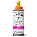 Kinders Black Cherry Chipotle Wing Sauce 15.5 Oz Gluten Free No HFCS 65507