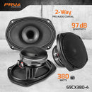 PRV 6x9" Full Range Coaxial Speaker 380W RMS 760W Peak 4 Ohm Pro Audio 69CX380-4