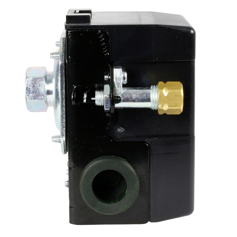 Single Port Air Compressor Pressure Switch Control Valve 95-125 PSI w/ Unloader