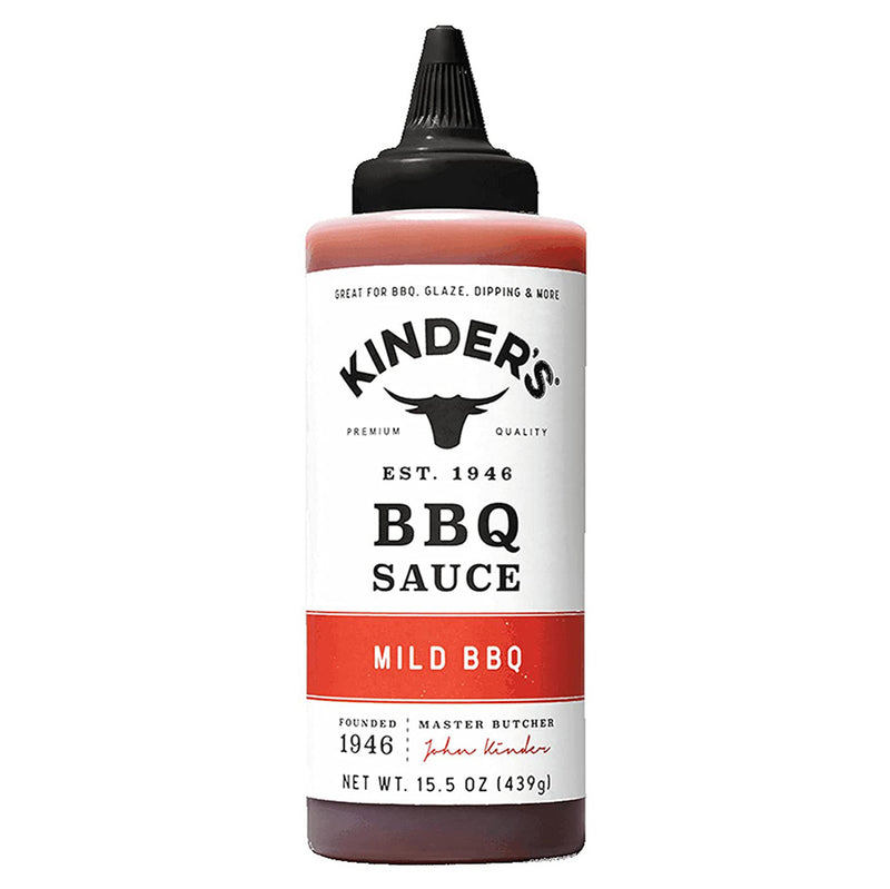 Kinder's Mild BBQ Sauce Premium Quality Handcrafted Gluten Free No HFCS 15.5 Oz