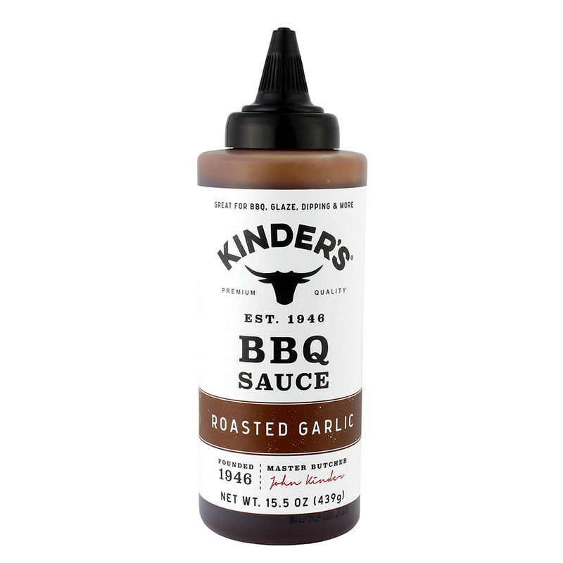 Kinder's Roasted Garlic BBQ Sauce Premium Handcrafted Gluten Free No HFCS 15.5oz