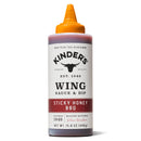 Kinders Sticky Honey BBQ Wing Sauce 15.8 Oz Gluten Free No HFCS 70063