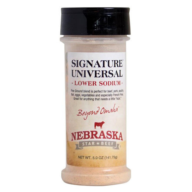 Nebraska Star Beef Signature Seasoning Low Sodium 5 Oz Universal Blend 7008-NSB