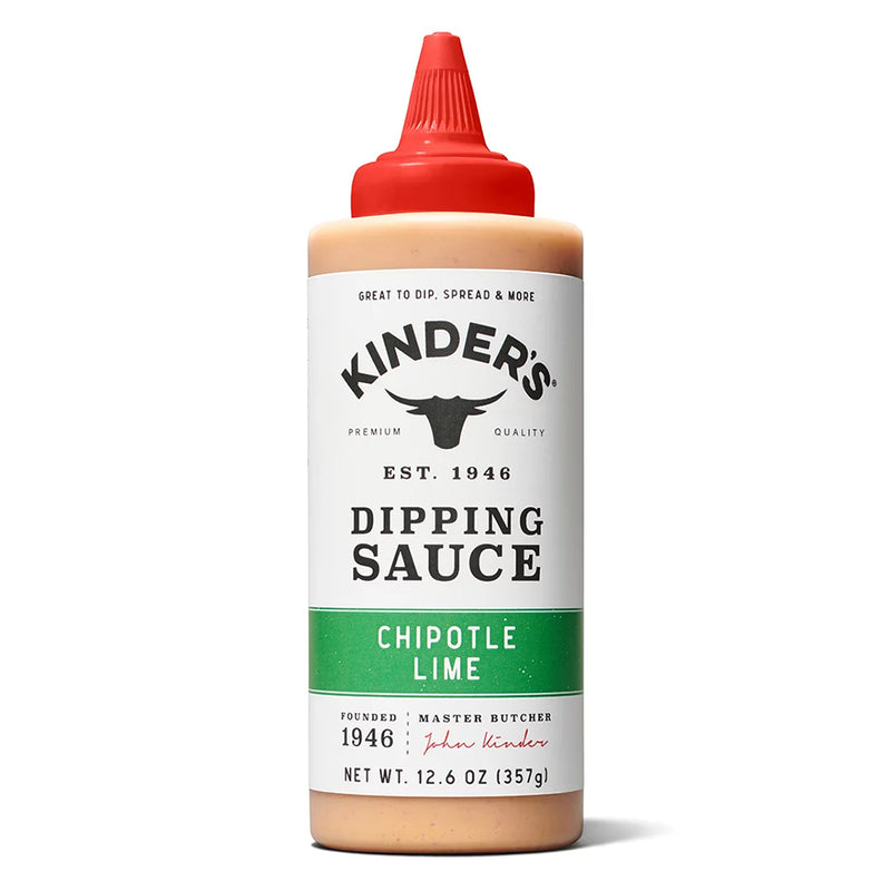 Kinder's Chipotle Lime Dipping Sauce Premium Quality Handcrafted No HFCS 12.6 Oz