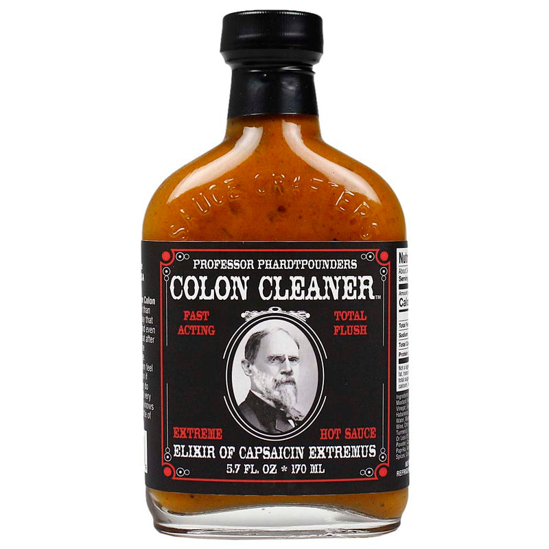 Sauce Crafters Phardtpounders Colon Cleaner Extreme Hot Sauce 5.7 Oz Bottle