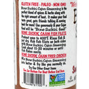Bone Suckin' Sauce Cajun Seasoning and Rub 4.2 Oz Bottle Non Gmo Gluten Fat Free