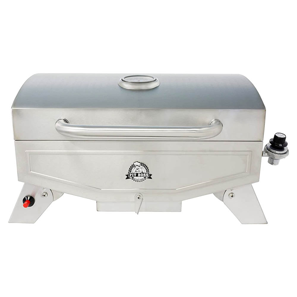 Pit Boss Stainless Steel 1 Single Burner Portable Table Top Gas Grill ...