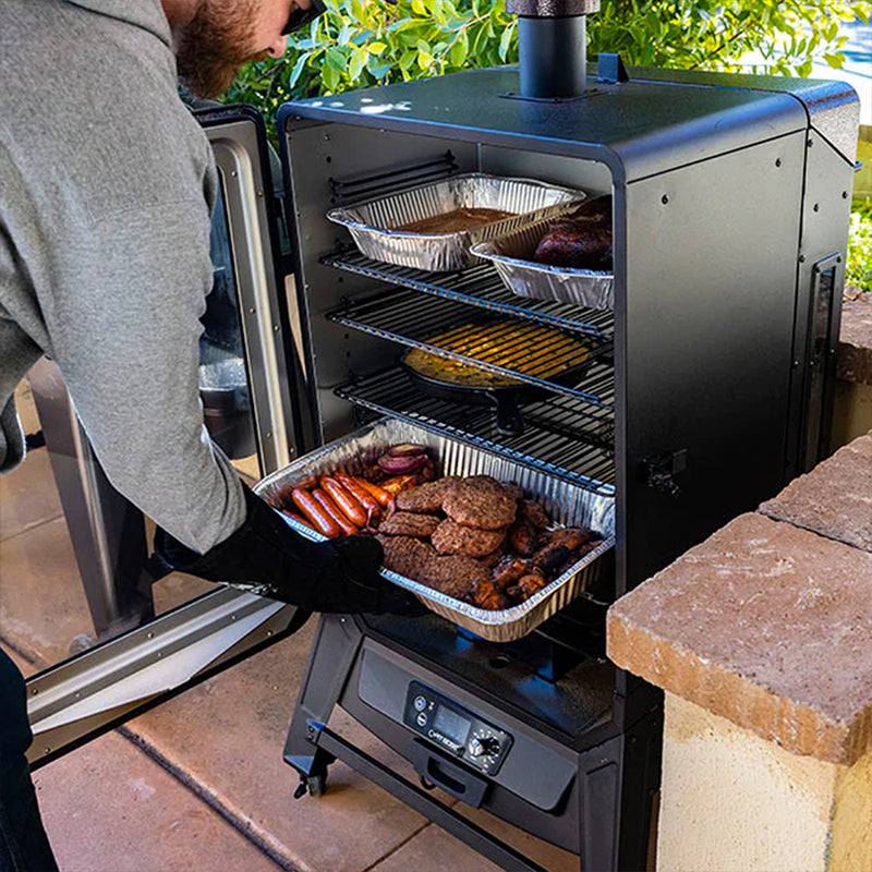 Vertical Smoker Pit Boss Pellet Smoker Menards 3-Series Silver