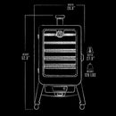 Pit Boss Copperhead 5 Series Vertical Wood Pellet Smoker Digital Board PBV5P1