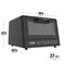 Blackstone E-Series Pizza Oven Airfryer Combo Touchscreen Front Panel 8013