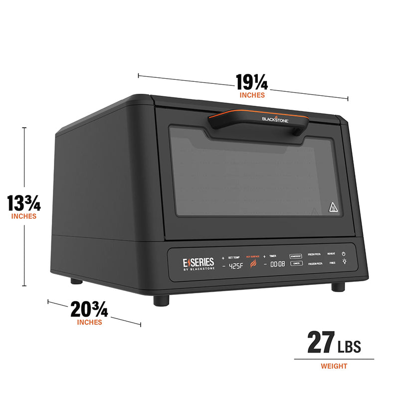 Blackstone E-Series Pizza Oven Airfryer Combo Touchscreen Front Panel 8013