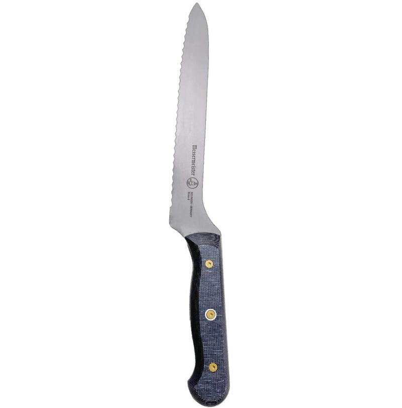 Messermeister Custom 5 Piece Knife Set w/ Acacia Magnet Block Holder 8600-5M