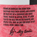 Franklin BBQ Steak Spice Rub 11.5 Oz Gluten and MSG Free 86000533805