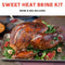 Fire & Flavor Turkey Perfect All Natural Sweet Heat Brine & Bag Kit 892805003252