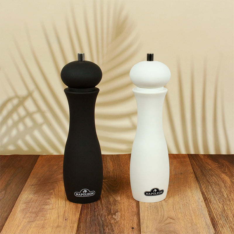 Napoleon Salt and Pepper Grinder Set With Adjustable Grinder Size & Soft Grip