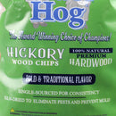Blues Hog Hickory Wood Chips 180 Cu. In. Single Sourced No Dust Kiln Dried 93200