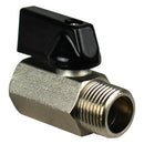 3/8" Mini MNPT x 3/8" FNPT Ball Valve WOG 200 PSI A-38MF