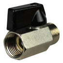 3/8" Mini MNPT x 3/8" FNPT Ball Valve WOG 200 PSI A-38MF