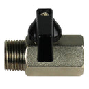 3/8" Mini MNPT x 3/8" FNPT Ball Valve WOG 200 PSI A-38MF