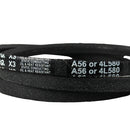 V-Belt 4L580 / A56 1/2" x 58" Heavy Duty Industrial Replacement Belt A56-Belt