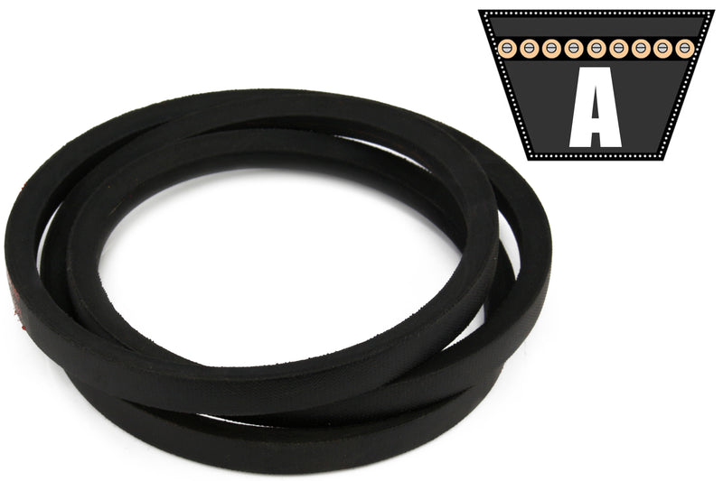 V Belt 4L520 / A50 Replacement 1/2" x 52" Industrial & Lawn Mower Heavy Duty