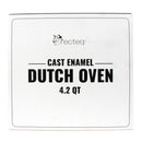 Recteq 4.2 QT Dutch Oven Enameled Cast Iron Ceramic Coated