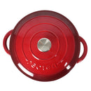Recteq 6.8 QT Large Dutch Oven Enameled Cast Iron Ceramic Coated
