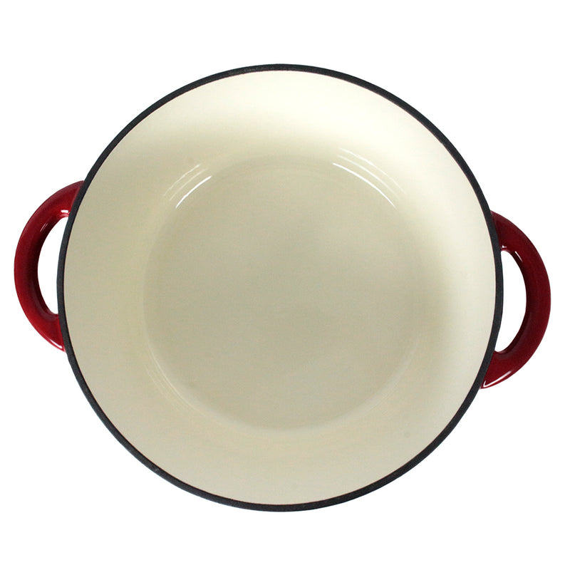 Recteq 6.8 QT Large Dutch Oven Enameled Cast Iron Ceramic Coated