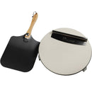 Recteq 19.5" Bullseye Pizza Stone Kit Stoneware With Stainless Steel Tools