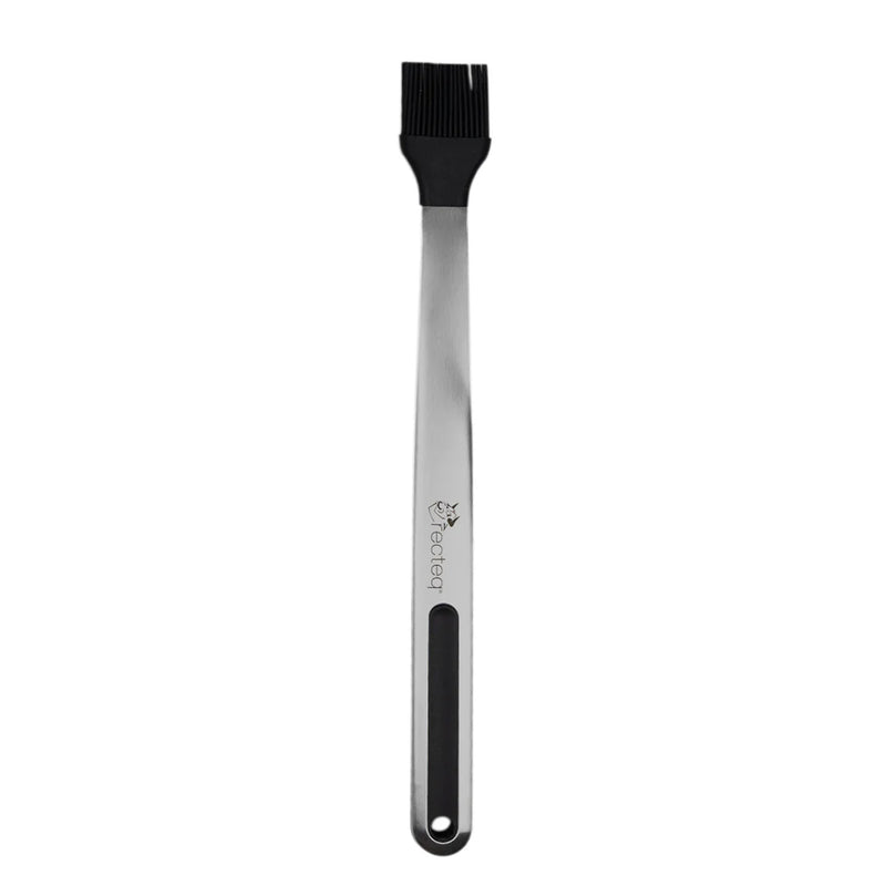 Recteq Silicone BBQ Basting Brush 14" Length Soft Grip Handle Stainless Steel