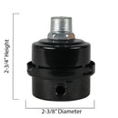 1/2" NPT Air Compressor Intake Filter Silencer Metal Housing and Element AF-04A