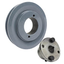 4.5" Single Groove A Section 4L Sheave with 3/4" (0.750") H Style Split Taper Bushing - AK46H