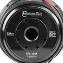 American Bass XFL-1244 12" Subwoofer Dual 4 Ohm 2000 Watts Max Car Audio Single