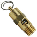 200 PSI 1/4" Male NPT Air Compressor Pressure Relief Safety Pop Off Valve Solid Brass