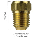 1/4" Air Compressor Auxiliary Unloader Assist Needle Valve