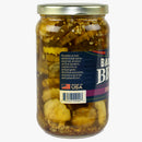 Backyard Brine Everything Bread and Butter Pickles 16 Oz Vegan and Vegetarian