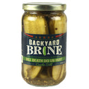 Backyard Brine Dill Death Do Us Part Garlic Dill Pickles 16 oz All Natural Vegan