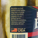 Backyard Brine Jalapeno Spicy Dill 16 Oz Vegan and Vegetarian Fat and Sugar Free