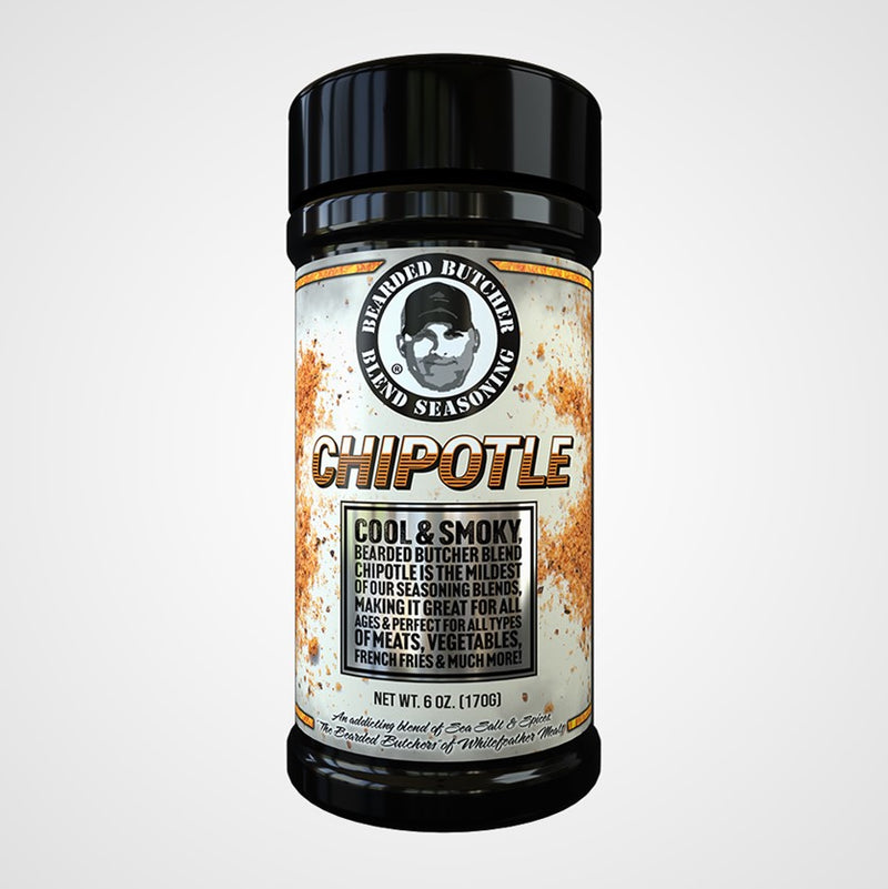 Bearded Butcher Chipotle Seasoning Cool & Smoky No MSG Sugar Free 6 oz