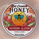 Bee Bum Creamed Honey Raspberry Jalapeno 10 Oz Made in USA BB-RASPJALA