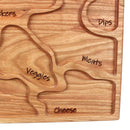 Bad Boy Boards Bite Enrique Charcuterie Board 18"x12"x1" Cherry BITE-ENRIQUE