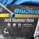 BluBird Pro Rubber Jack Hammer Air Hose Assembly 3/4" x 100' BBPROJH34100