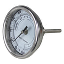 3" BBQ Pit Grill Thermometer Cooking Dial 550F Temp Gauge Smoker Temperature