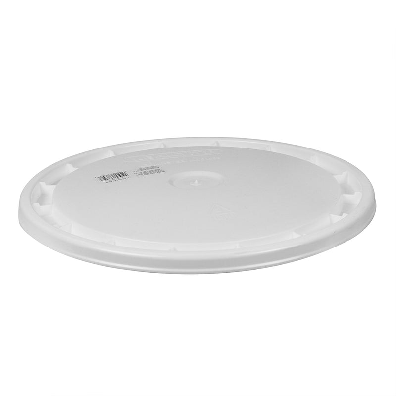Leaktite Universal Plastic Bucket Lid For 5-Gallon Buckets Snap-On 12-In White