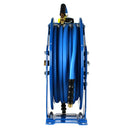 BluBird 3/8" x 50' Rubber Air Hose Reel Dual Arm Assembly BBRDA3850